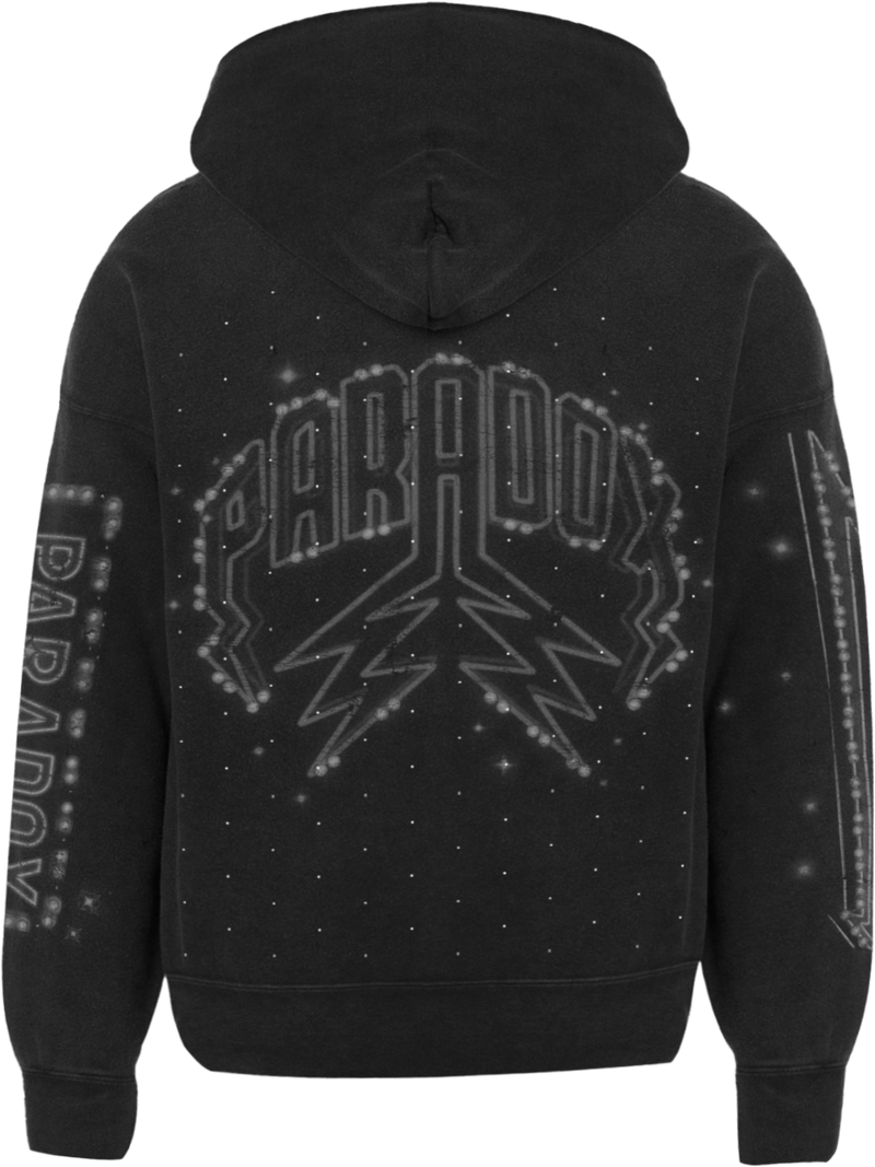 "PRDX DRUGS" - ZIP UP HOODIE (BLACK/BLACK)