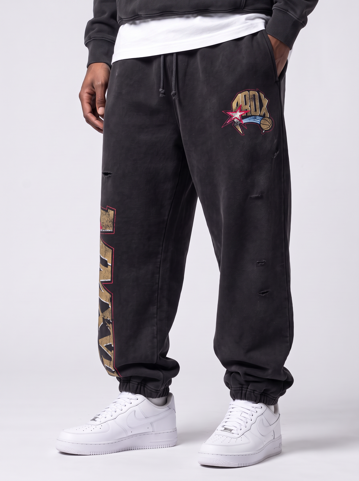 "2001 FINALS" SWEATPANTS (BLACK)
