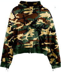 PRDX CAMO THERMAL HOODIE (GREEN)