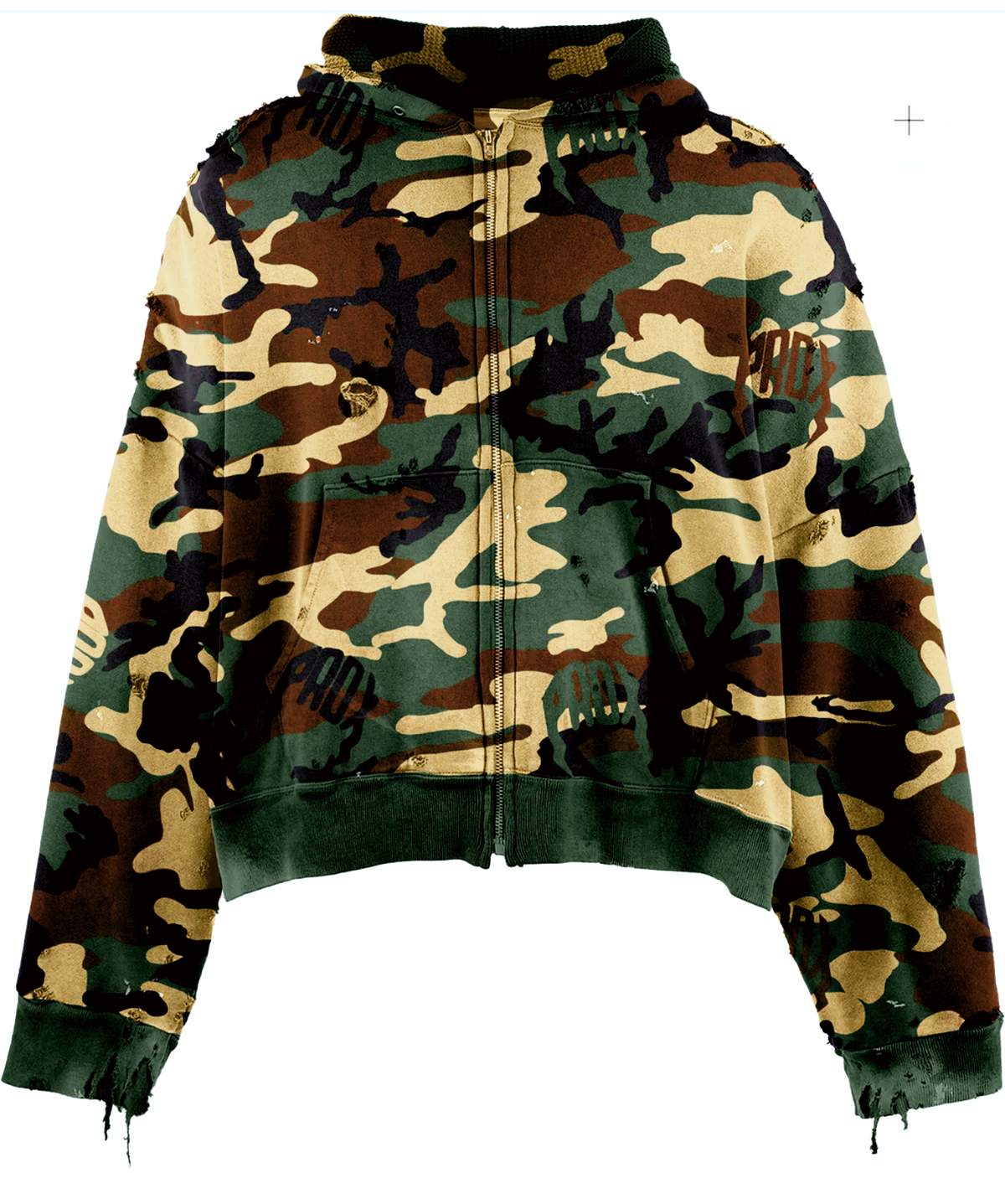 PRDX CAMO THERMAL HOODIE (GREEN) – Paradox Lab