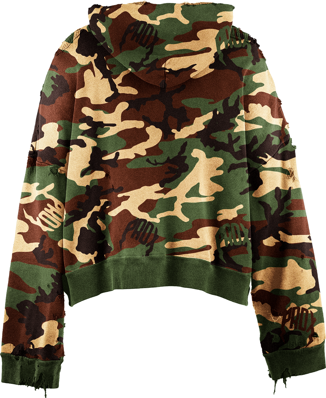 PRDX CAMO THERMAL HOODIE (GREEN)