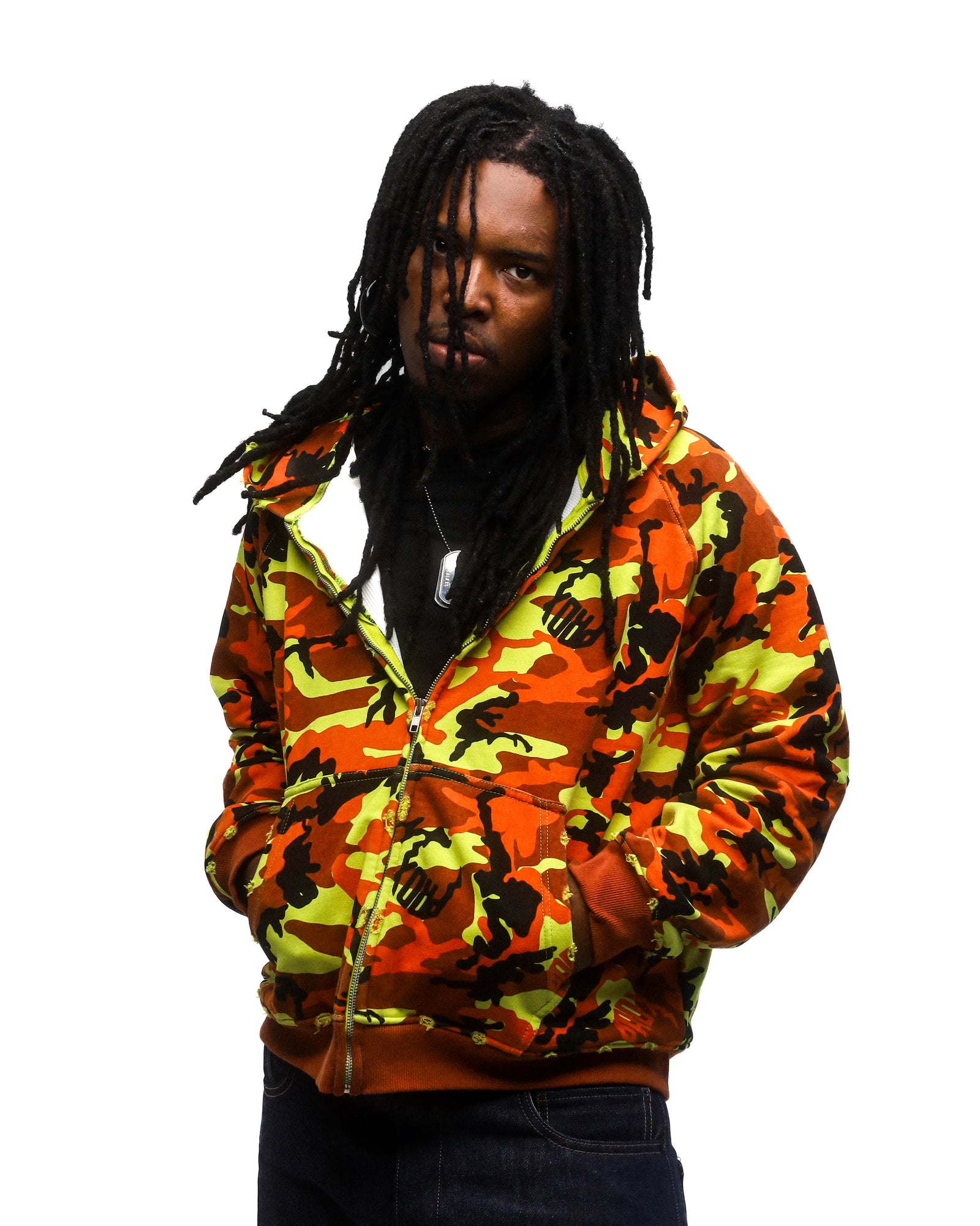 PRDX CAMO THERMAL HOODIE (ORANGE) – Paradox Lab