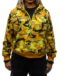 PRDX CAMO THERMAL HOODIE (YELLOW)