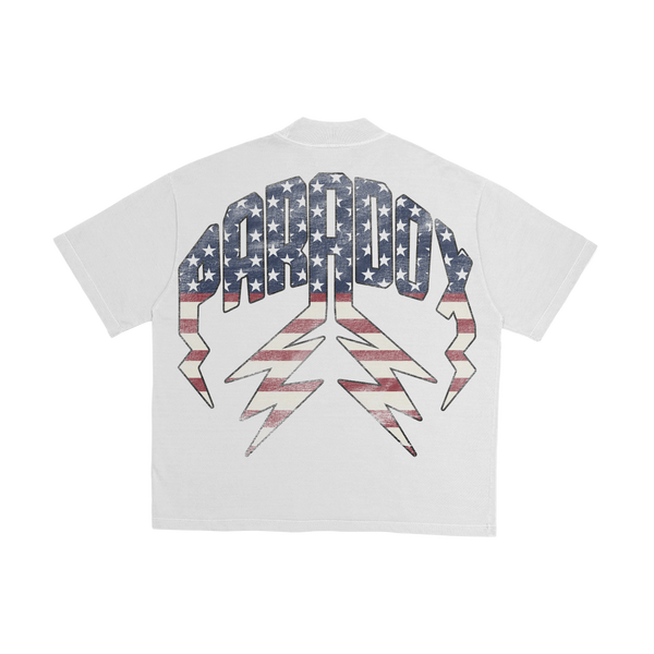 “United States of Paradox” Lightning Arc Logo Tee