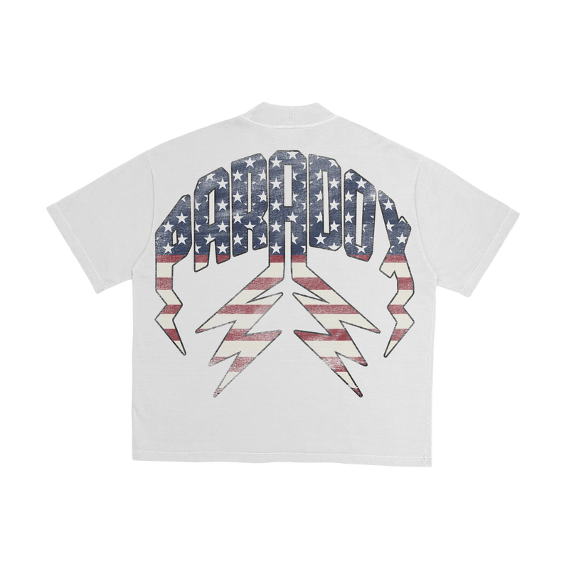 “United States of Paradox” Lightning Arc Logo Tee