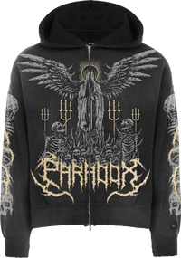 "GRAVEYARD" ZIP-UP HOODIE