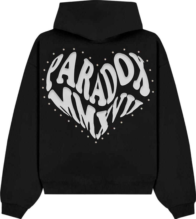 “PRDXLAB HEART” - Pull-Over Hoodie (Black)