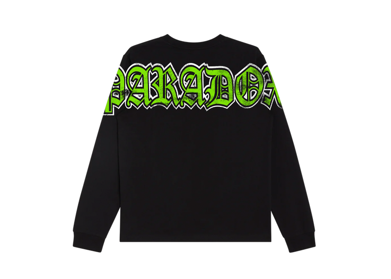 OLD VARSITY LOGO THERMAL LONG-SLEEVE (BLACK)