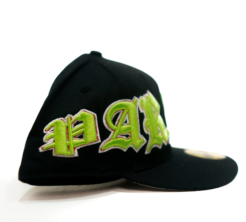 OLD VARSITY FITTED HAT (BLACK)