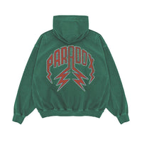 “ARABIC STARS” PULL-OVER HOODIE (GREEN)
