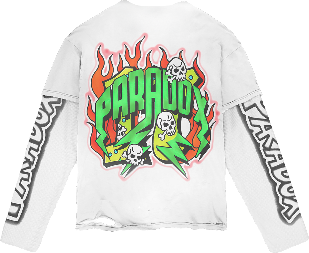 "GREEN GOBLIN" DOUBLE LAYERED THERMAL TEE