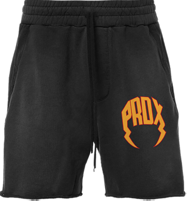 "TRIBAL PRINT LOGO" SWEATSHORTS