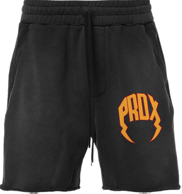 "TRIBAL PRINT LOGO" SWEATSHORTS