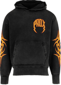 "TRIBAL PRINT LOGO" PULL-OVER HOODIE
