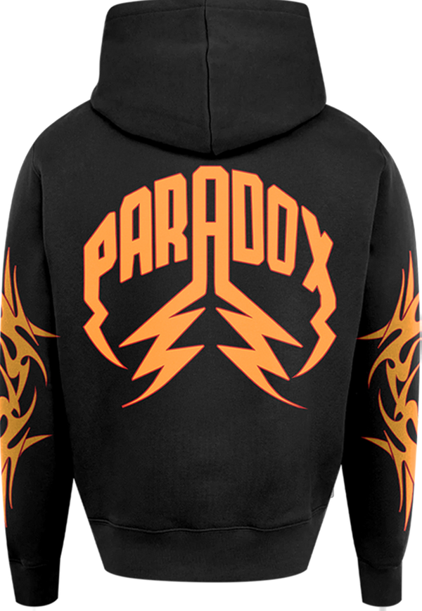 "TRIBAL PRINT LOGO" PULL-OVER HOODIE