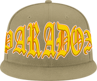 "OLD VARSITY" FITTED HAT (TAN/YELLOW)