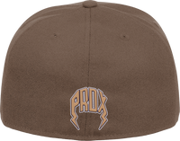 "OLD VARSITY" FITTED HAT (BROWN/BROWN)