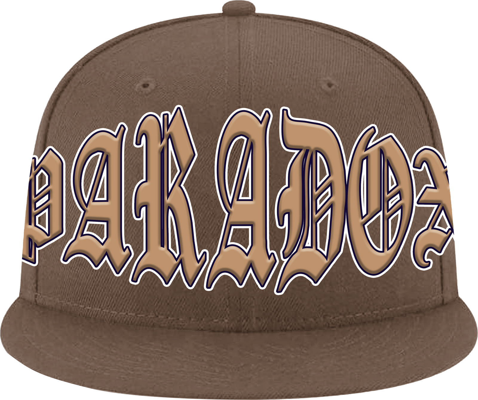 "OLD VARSITY" FITTED HAT (BROWN/BROWN)