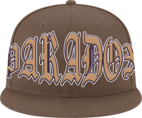 "OLD VARSITY" FITTED HAT (BROWN/BROWN)