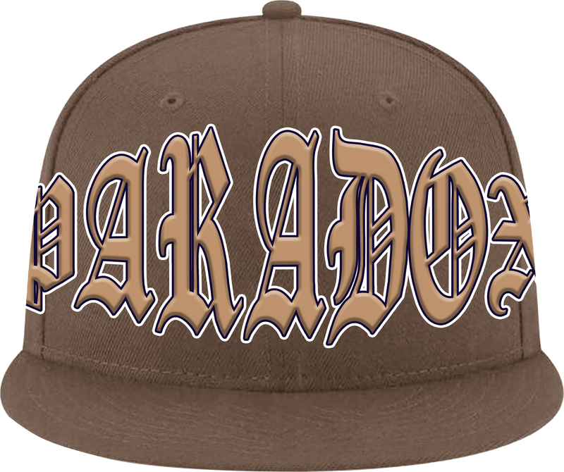 "OLD VARSITY" FITTED HAT (BROWN/BROWN)