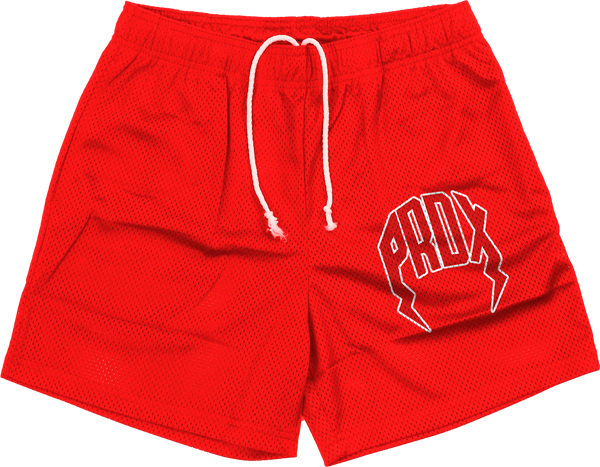 "PRDX" Mesh Shorts (Red)