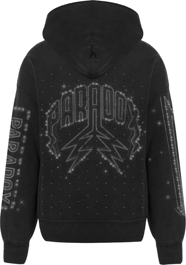 "PRDX DRUGS" - ZIP UP HOODIE (BLACK/BLACK)