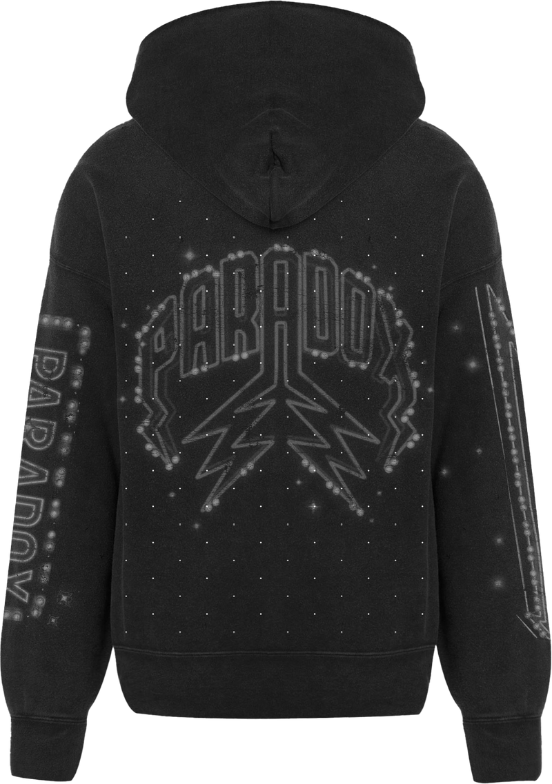 "PRDX DRUGS" - ZIP UP HOODIE (BLACK/BLACK)