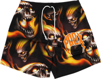 "INFERNO SKULLS" Mesh Shorts