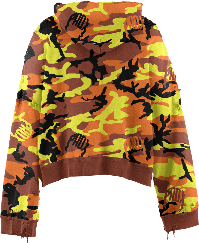 PRDX CAMO THERMAL HOODIE (ORANGE) – Paradox Lab