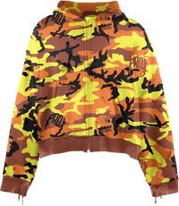 PRDX CAMO THERMAL HOODIE (ORANGE)