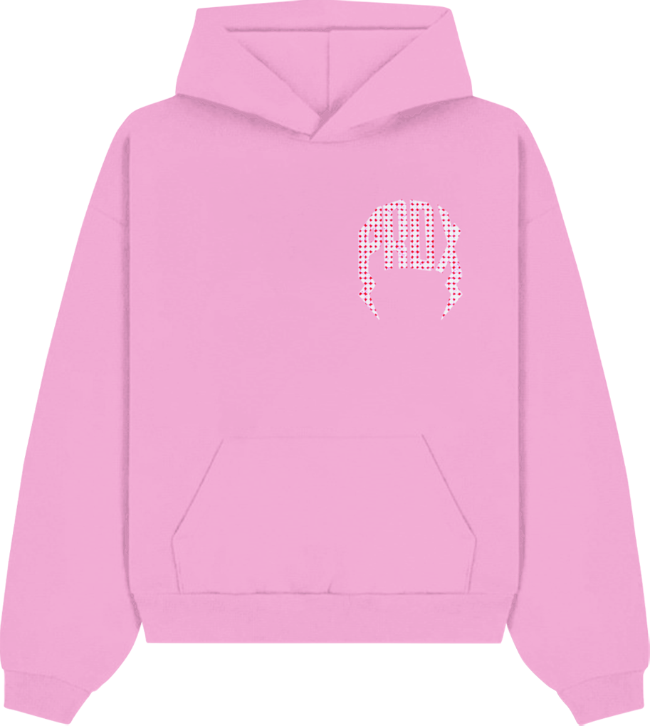 “PINK SWAROVSKI” - Pull-Over Hoodie
