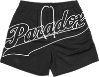 “Blackout” Mesh Shorts (Black/White)