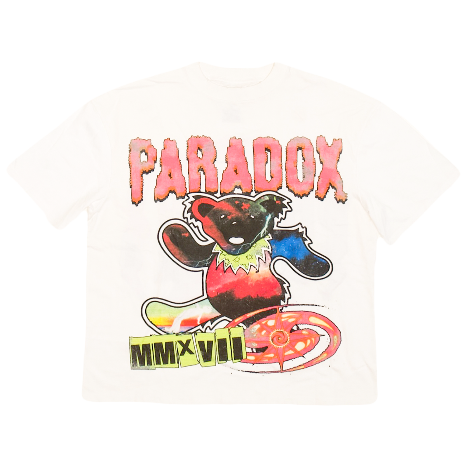 “GRATEFUL DEAD BEAR” LIGHTNING ARC LOGO TEE