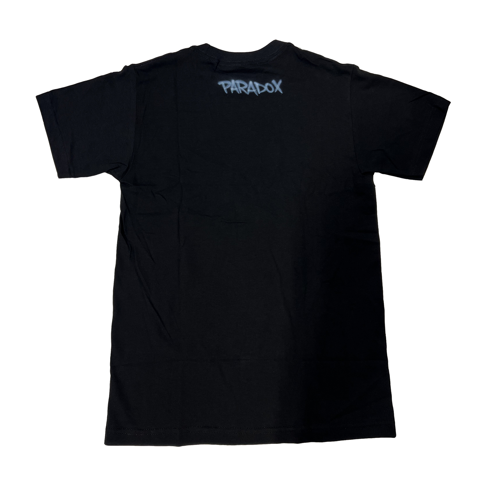 AIRBRUSHED "VINTAGE MOTORCYCLE" TEE - BLACK