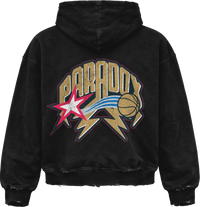 "2001 FINALS" ZIP-UP HOODIE (BLACK)