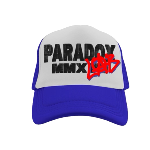 "LAB" PARADOX MMXVII TRUCKER HAT (BLUE/WHITE)