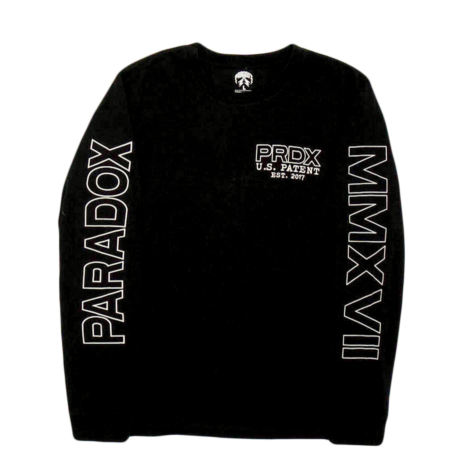“G-LOCK BLUEPRINT” LONG-SLEEVE TEE (BLACK)