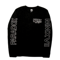 “G-LOCK BLUEPRINT” LONG-SLEEVE TEE (BLACK)