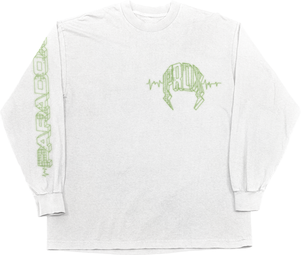 "PULSE" LONG-SLEEVE TEE (WHITE)