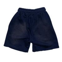 "PRDX" Lightning Arc Logo Sweatshorts (NAVY/YELLOW)