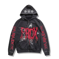 "DOXSTAR" ZIP-UP HOODIE