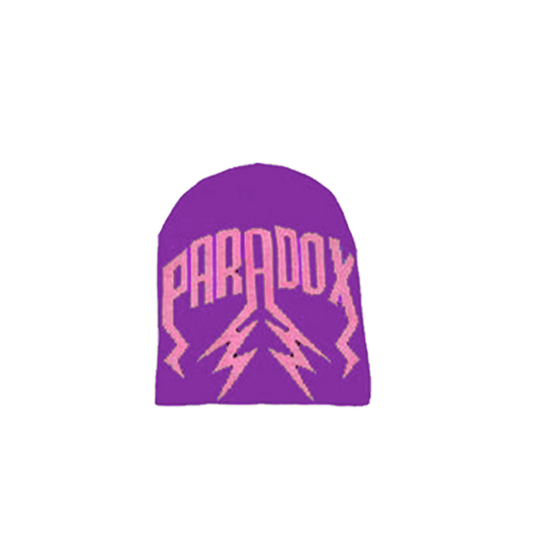 LIGHTNING ARC LOGO BEANIE - (PURPLE/PINK)