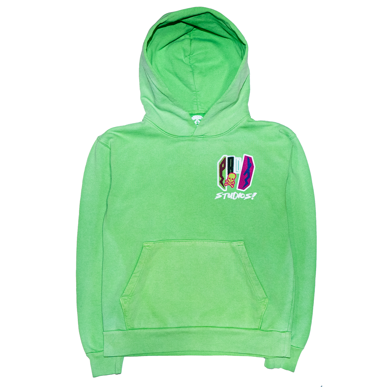 "RANSOM NOTE" Lightning Arc Logo Pull-Over Hoodie (SUMMER GREEN)