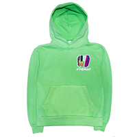 "RANSOM NOTE" Lightning Arc Logo Pull-Over Hoodie (SUMMER GREEN)