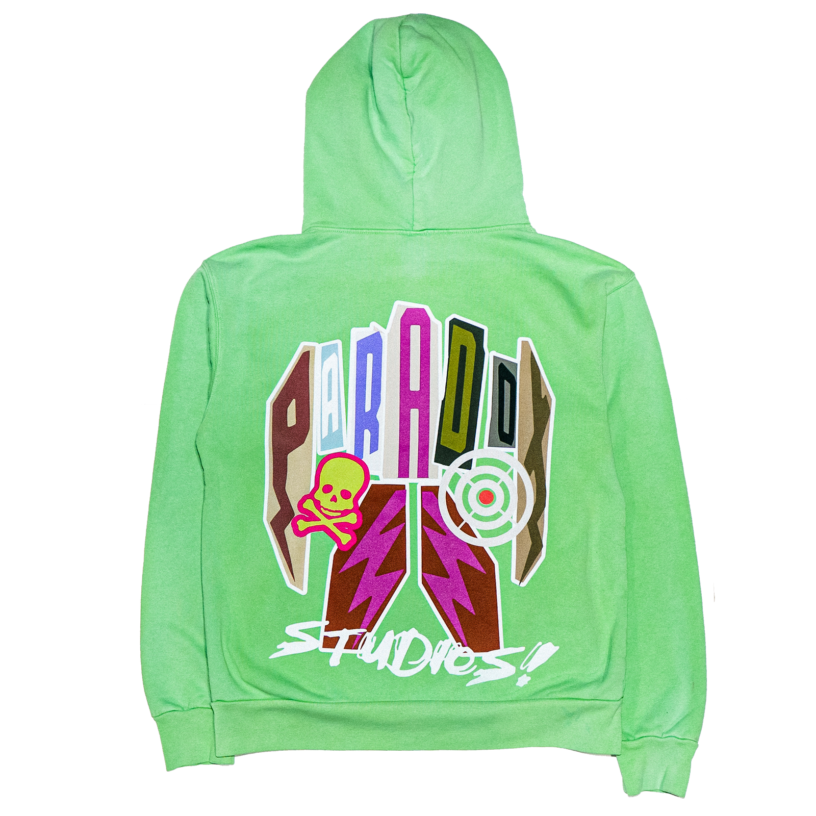"RANSOM NOTE" Lightning Arc Logo Pull-Over Hoodie (SUMMER GREEN)