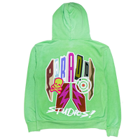 "RANSOM NOTE" Lightning Arc Logo Pull-Over Hoodie (SUMMER GREEN)