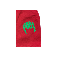 "PRDX" Lightning Arc Logo Sweatshorts (RED/GREEN)