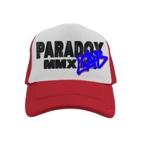 "LAB" PARADOX MMXVII TRUCKER HAT (RED/WHITE)