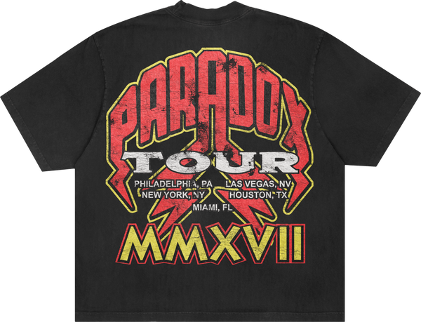 "RETRO TOUR" Lightning Arc Logo Tee