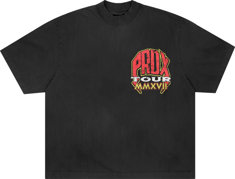 "RETRO TOUR" Lightning Arc Logo Tee